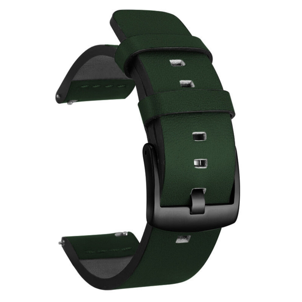 Classical Leather Watch Straps 18Mm/20Mm/22Mm/24Mm Stylish Smartwatch Easy Install Watch Suitable For Gears3 Brown 9130661097222