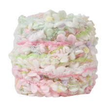 Hand-Spun Art Yarn, 100g Multicolor Wool, Soft Medium-Weight Knitting Yarn for Scarves, Hats, Bags – DIY Craft Supplies