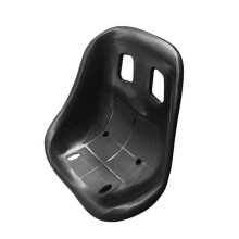 koolsoo Go Karts Seat Saddle, Trikes Seat Saddle DIY Kart Car Saddle, Low Back, for Balancing Vehicle, Replace Cart Seat
