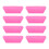 8 Pcs Square Cake Silicone Heat for Home Users 4