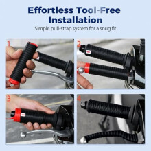 Silicone Handlebar and Brake Lever Grip Covers 2-Pack