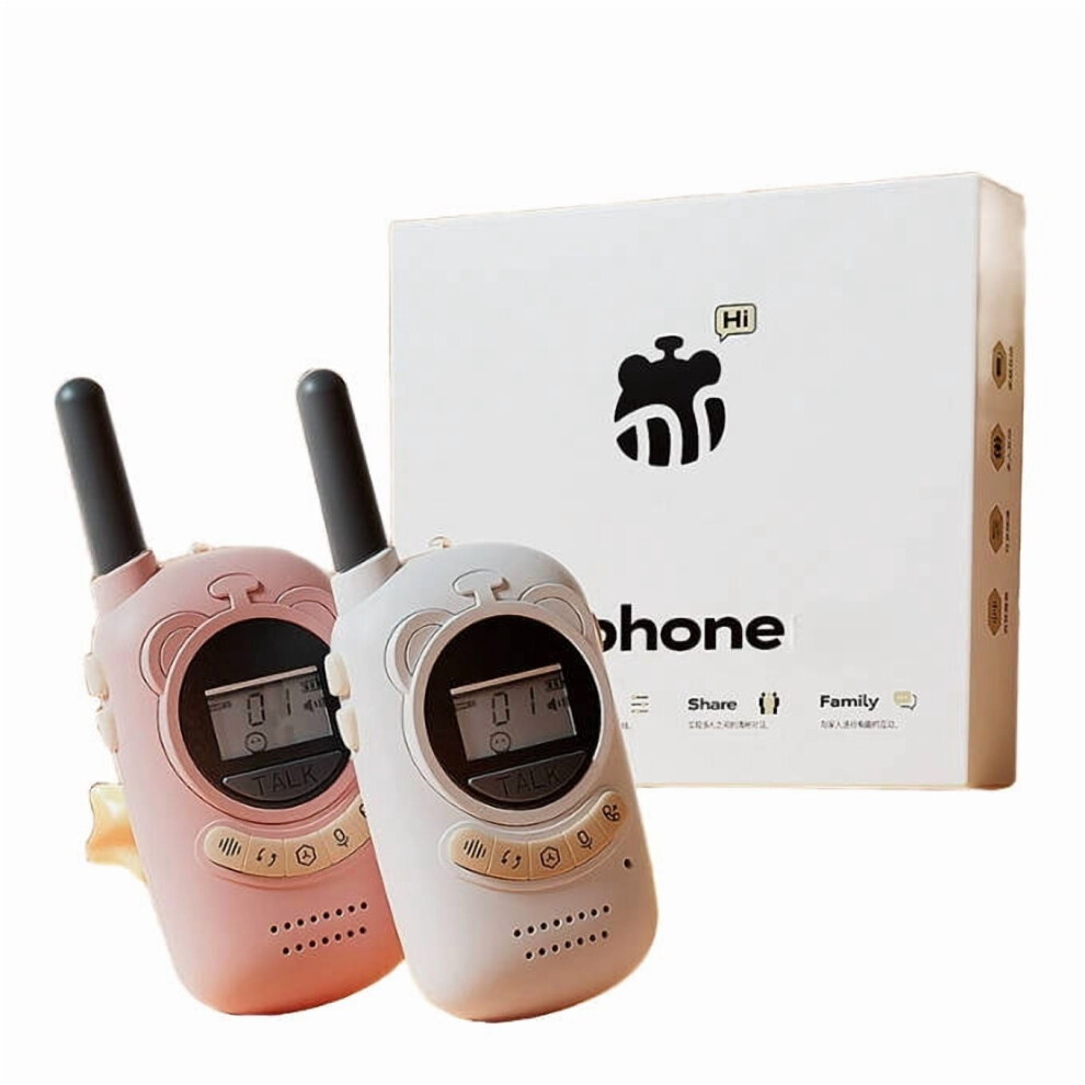 Kids' Fun Walkie-Talkies Â 3Km Range, Voice Changer, Built-In Flashlight, Anti-Loss Lanyard & Clip (2-Pack) 9130661099264
