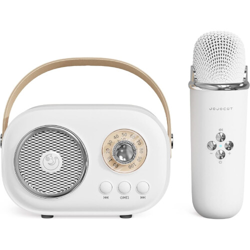 Retro Bluetooth Speaker Portable Vinyl Style 8-10hrs