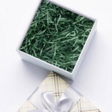 White Crinkle Cut Paper Shred Filler (0.22lb/Pack) for Gift Boxes, Baskets & Wrapping – Compatible with All Standard Sizes