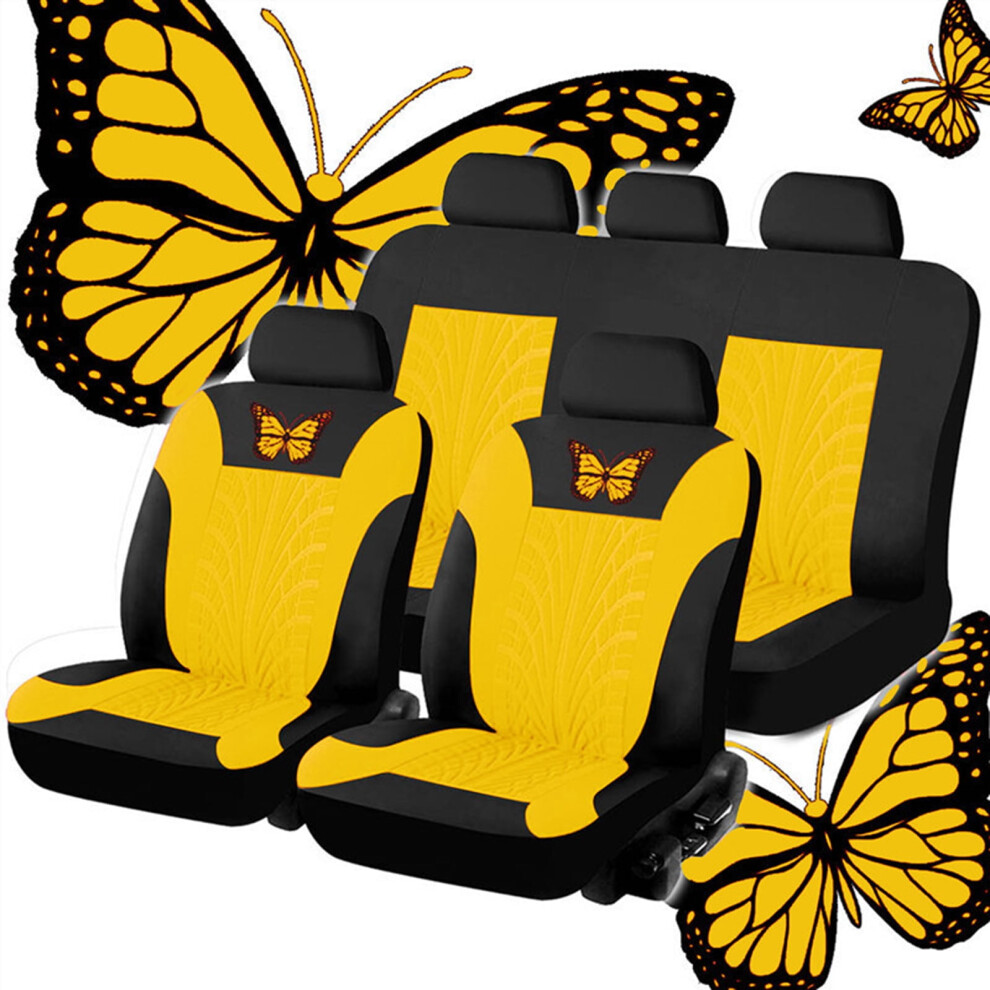 Car Seat Protectors Embroidered Universal 4-Pc 9132278400556