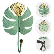 Mini Leaf Shape Wall Hook, Decorative Hook for Jewelry, Keys, and Small Items, Leaf Hanger for Home Decor
