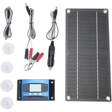 600W 12V Monocrystalline Solar Kit with 100A Charge Controller for RV, Campers & Off-Grid – Compatible with Garden &