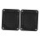 2PCS Rectangular Bass Radiator Speaker Passive Subwoofer Diaphragm Plate for Car Speaker Replacement Enhanced Sound for Various Devices 7
