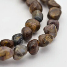 15,7" Strd Precious Natural Pegget Beads Loose Tiny Sontes Craft5~7mm-Jade