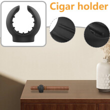 Magnetic Cigar Holder for Golf Cart – N52 Magnet, 360 Rotation, Punch-Free, Aviation Aluminum, Compatible with Golf Carts