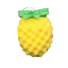 Brosse éponge de bain et vaisselle en silicone haute densité, forme mignonne, idéale pour les biberons et les tasses, sans rayures.