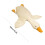 Goose Plush Hugging Pillow Soft Stuffed Animal White 50 cm 3
