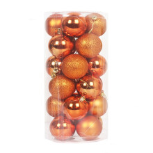 Christmas Ball Ornaments Shatterproof 24pcs Orange