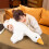 Goose Plush Hugging Pillow Soft Stuffed Animal White 50 cm 6