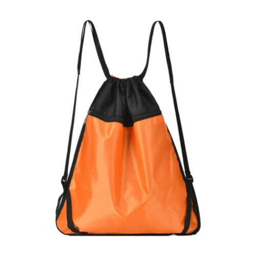 Sports Drawstring Backpack Large Capacity Mesh 1