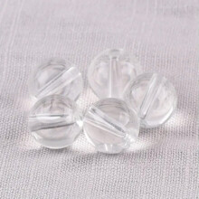 Crystal Glass Loose Beads Round Glossy Clear 8mm 30pcs
