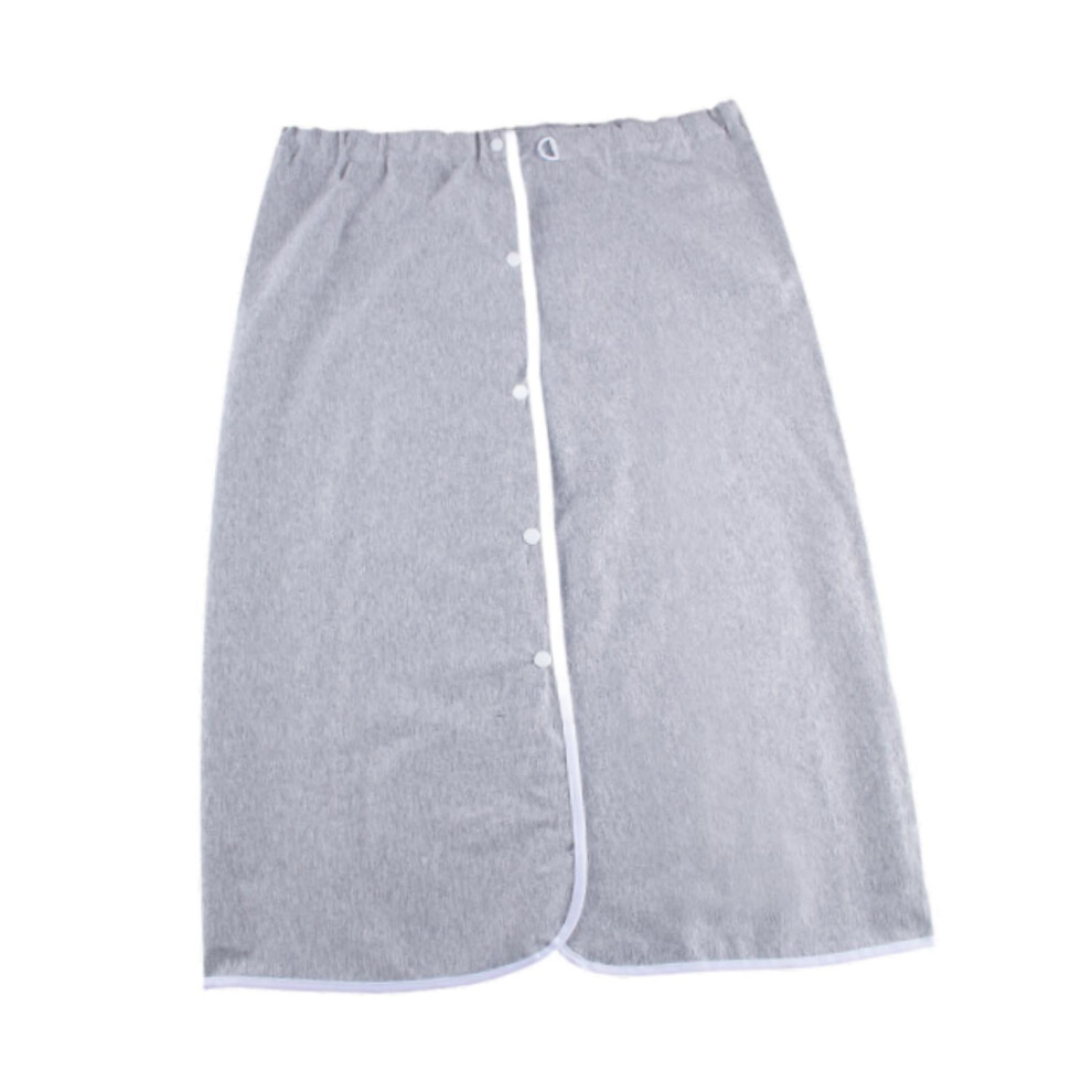 Grey Wearable Incontinence Bed Pad Elderly Care Bed Protection S Diaper Skirt Xl