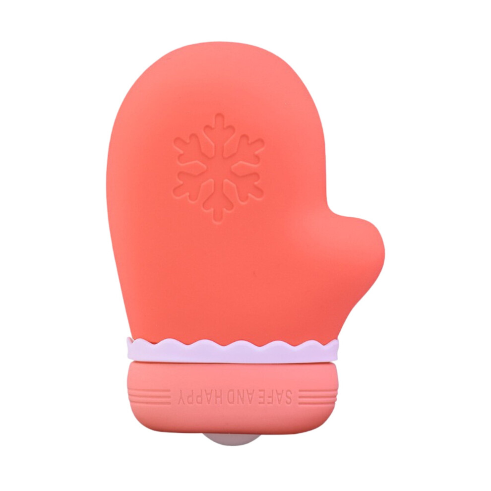 Pink Silicone Hot-Water Bag, 13.3X9.5cm, Explosion-Proof, Scaldproof, Leak-Tolerant Â Compatible With Standard Fillers