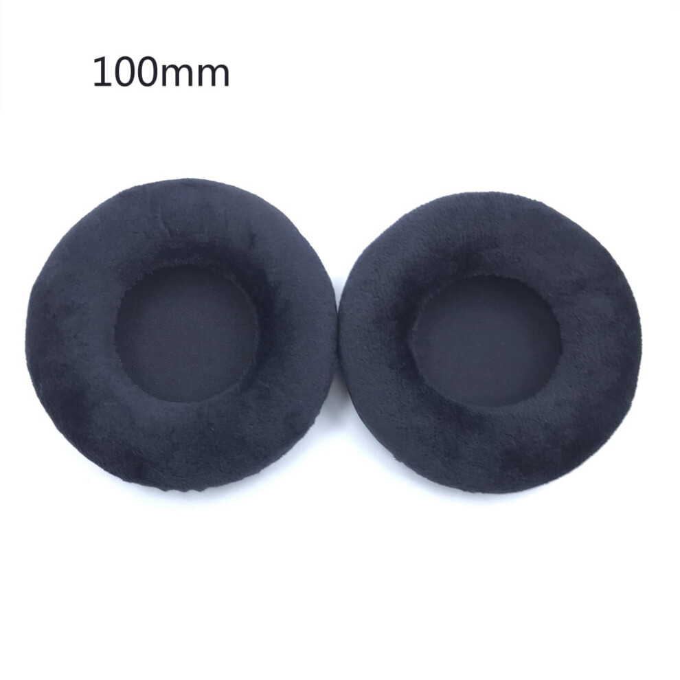 2Pcs Easily Replaced Ear Pads 60Mm-110Mm Headphone Thicker Foam Covers Velvet Cushion Sleeves Headset Earpads Props 974856434619