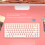 Wireless Bluetooth Keyboard 84 Keys Sakura Pink for iOS/Android/Windows 5