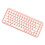 Wireless Bluetooth Keyboard 84 Keys Sakura Pink 13