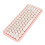 Wireless Bluetooth Keyboard 84 Keys Sakura Pink 12