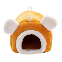 Plush Warm Bird Bed Hanging Nest Hammock for Small Birds