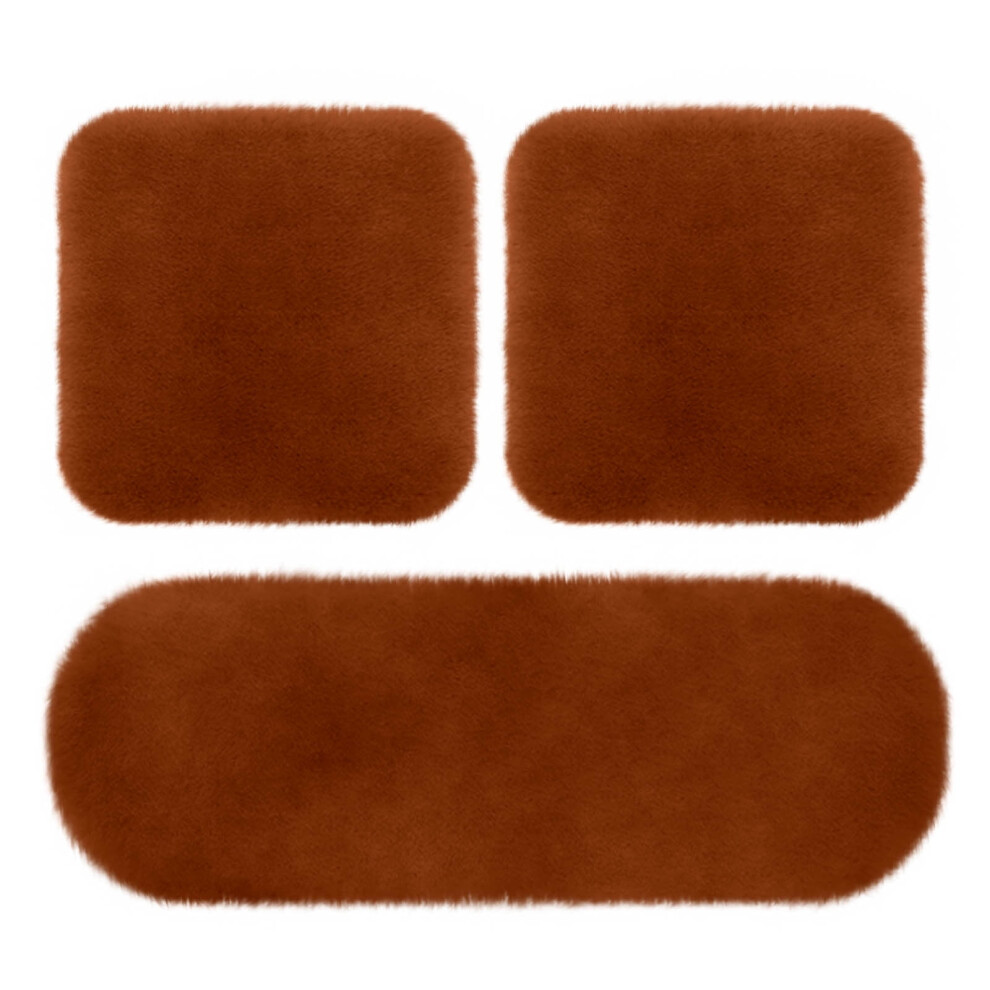 Plush Car Seat Cushions Faux Rabbit 3-Pack 9027700169555