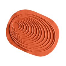 Hittebestendige siliconen onderzetters voor hete gerechten en pannen, geschikt voor de magnetron, grote ronde aanrechtmatten