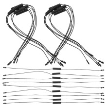 1 Pack Polyester Hang Tag String Cylinder Double Lock Fasteners Tags Strings for Clothing Shoes Bags Garments Accessories (1000 Pieces/Pack)