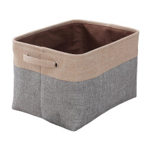 Panier de rangement pour organiser, petits bacs de rangement 11 x 15 x 9,5 pouces, cubes de rangement en tissu, paniers vides pour cadeaux,