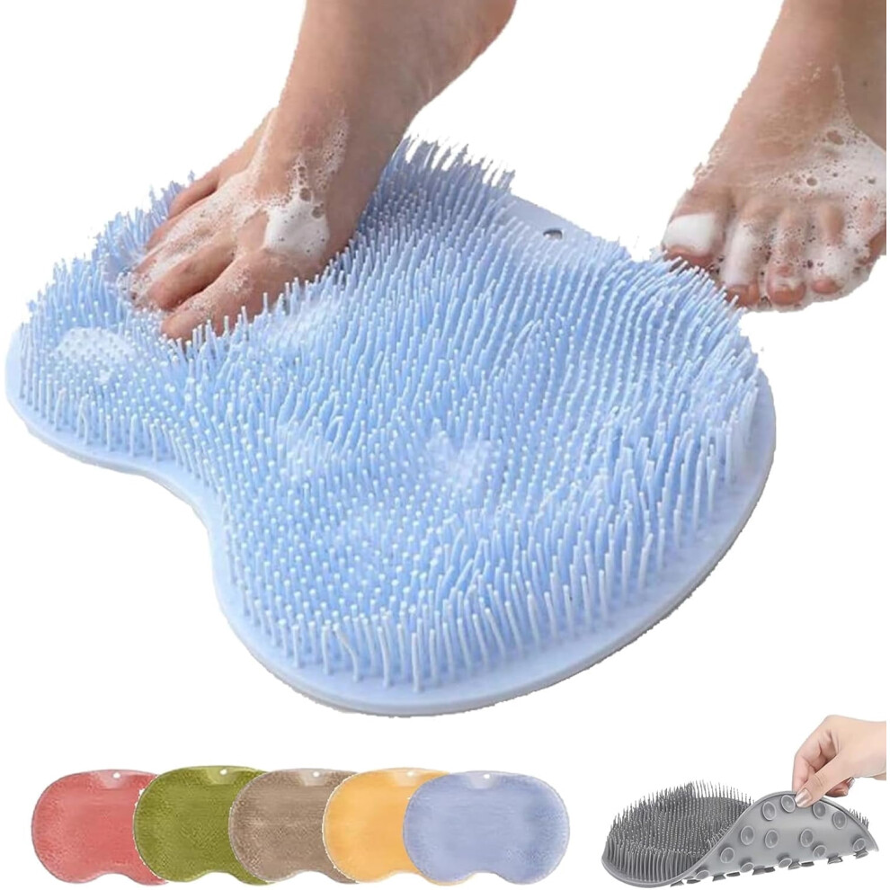 Silicone Foot Scrubber Mat with Suction Cup