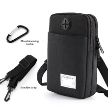 Waterproof Phone Pouch & Sports Fanny Pack – Oxford Fabric, Adjustable Strap, Vertical Body Pack for Cycling, Hiking, Travel – Compatible with