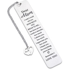 Mom Gifts Mother's Day Gifts from Daughter, Mom Bookmark Birthday Gifts Valentines Day for Mom