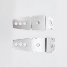 ROSENICE 2Pcs Iron Dishwasher Mounting Bracket for Kitchen Installation and Home Use 11.8X3.9X0.4In