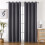 Blackout Curtains Dark Grey 2 pcs 100x130 cm 6