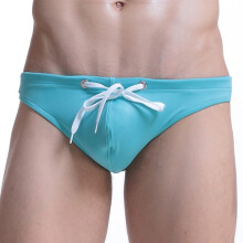 Férfi húzózsinóros úszónadrág férfi szexi alacsony derekú bikini alsónadrág fürdőruha lélegző fürdőruha férfi fürdőruha vízi