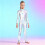 Kids Long Sleeve Body Shaper Jumpsuit Slimming Sequin 2