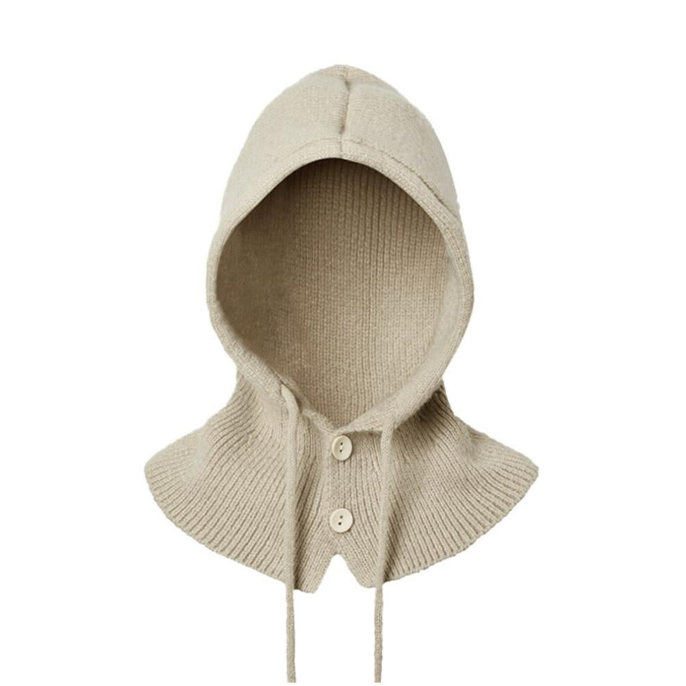 Korean-Style Polyester Balaclava Hat For Head Circumference 56-59Cm, Multifunctional For Cold Winter, Keeps Head And Neck Warm 9087558588434