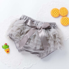 Nrmvnmi Newborn Baby Girls Bloomers Diaper Covers Lace Ruffle Bowknot Cotton Cute Bloomer Shorts Size 0-24 Months