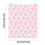 Pink Bow Flannel Throw Blanket 30x40 inch 2