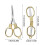 Foldable Stainless Steel Travel Scissors 1 Pack 3