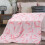 Pink Bow Flannel Throw Blanket 30x40 inch 6