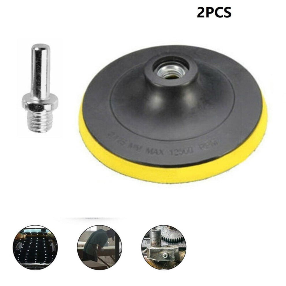 125Mm 5In Polishing Grinding Backing-Plate Hook Loop Pad For Sander Sanding Disc 9065194406770