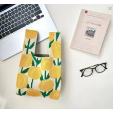 Nouveau sac fourre-tout tendance en maille tricotée - Sac à déjeuner décontracté et élégant pour femmes