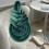 Woven Harp Throw Pillow Green 48x26cm 4