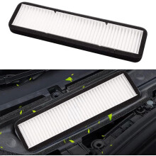Filtro de aire HEPA de repuesto compatible con Tesla Model 3 (2017–2020) – Kit de filtro de admisión de habitáculo con cubierta protectora