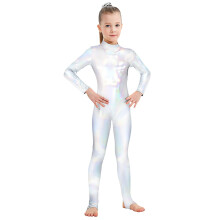 Kids Long Sleeve Body Shaper Jumpsuit Slimming Sequin
