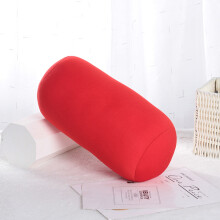 Travel Pillow,Cylinder Memory Foam Roll Cervical Bolster Round Nap Neck Cushion