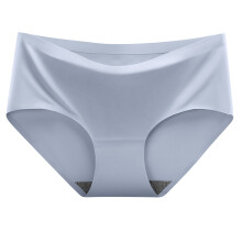 Women's Ice Silk Seamless Panties Mid-Rise 1 Pack